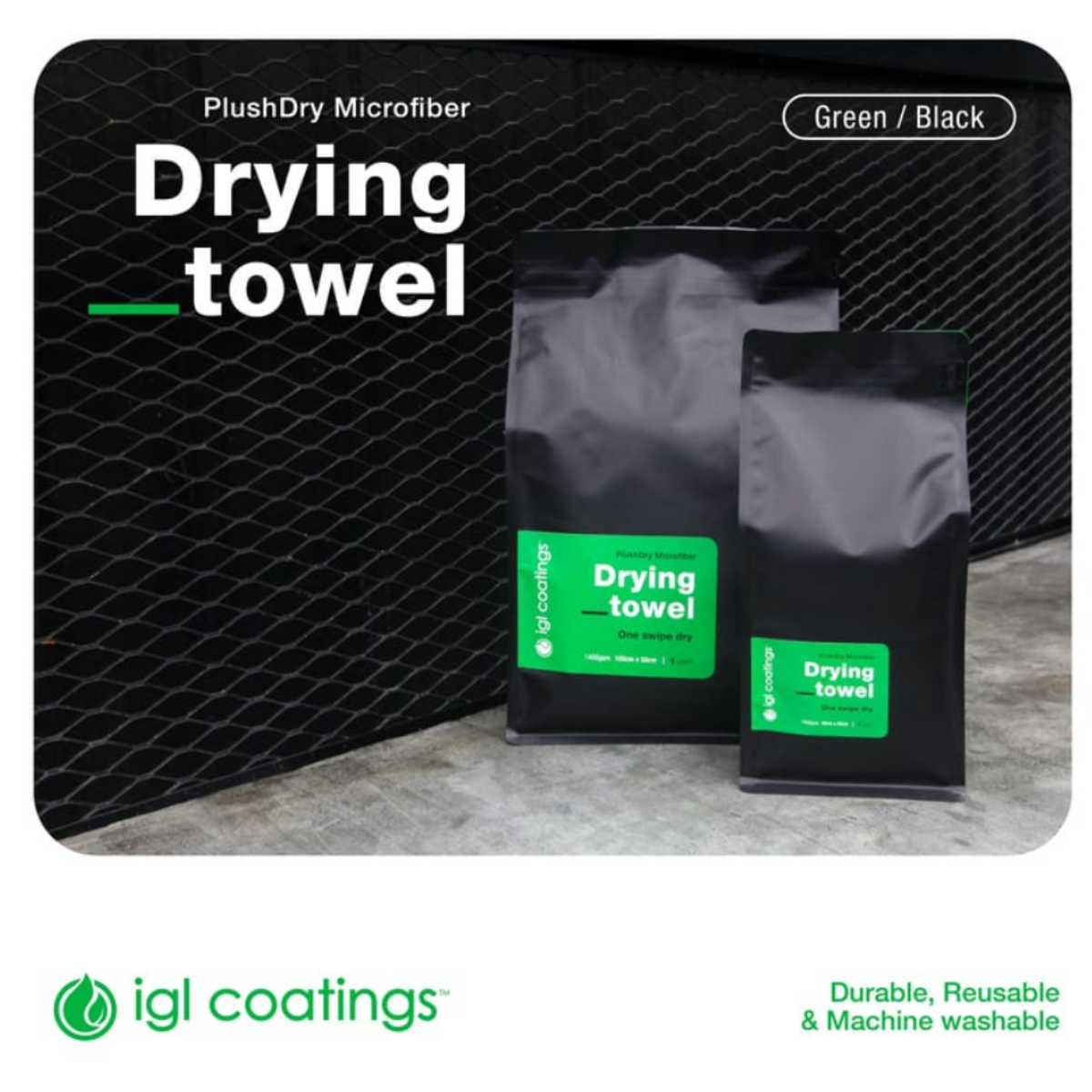 IGL PlushDry Microfiber Drying Towel