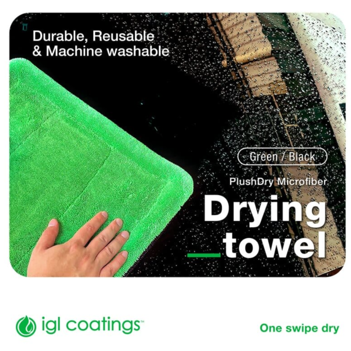 IGL PlushDry Microfiber Drying Towel