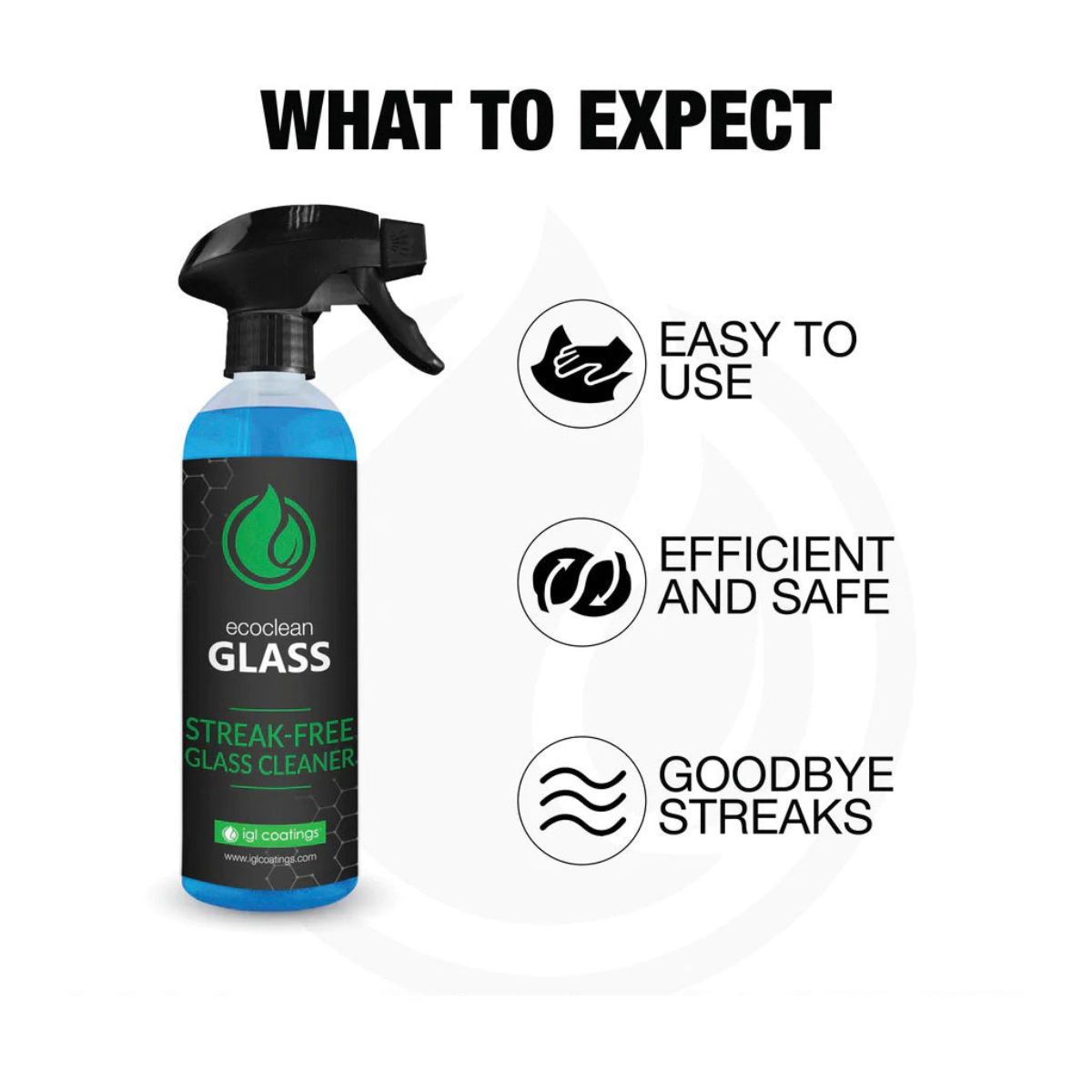 IGL Ecoclean Glass Streak Free Cleaner